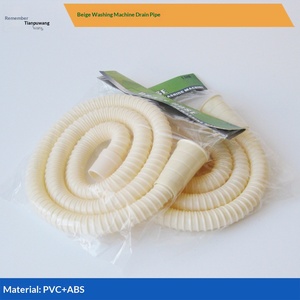Tubo de Drenaje Telescópico Corrugado de PVC ABS Grueso para Lavadora y <span class=keywords><strong>Lavavajillas</strong></span> - Product Image 2