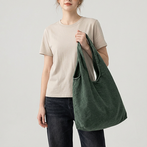 LOGO personalizzato Casual Denim Hobo borsa a tracolla da donna Vintage borsa morbida e morbida Tote in modalità <span class=keywords><strong>Moda</strong></span> Sac - Product Image 2