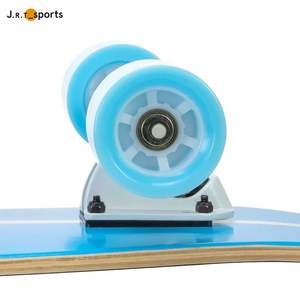 थोक वयस्क स्केटबोर्ड कस्टम मछली आकार लकड़ी के फैशन लंबे स्केट बोर्ड - Product Image 5