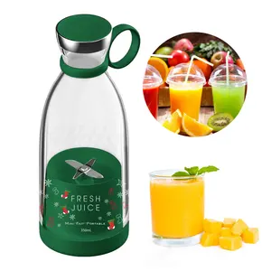 J037 Mini-mélangeur et presse-agrumes Botella Exprimidor à usage portatif Mixeur à glace rechargeable Mixeur portable Smoothie avec Ice Cub Usb