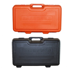 Étui portable pour SCBA, boîte de rangement en PVC noir et orange avec poignée pour équipement de lutte contre l'incendie et respirateur à air comprimé - Product Image 1