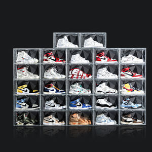 <span class=keywords><strong>Caja</strong></span> de <span class=keywords><strong>zapatos</strong></span> apilable gigante <span class=keywords><strong>jordan</strong></span>, <span class=keywords><strong>caja</strong></span> de <span class=keywords><strong>zapatos</strong></span> de plástico magnético con logotipo personalizado, venta al por mayor - Product Image 6