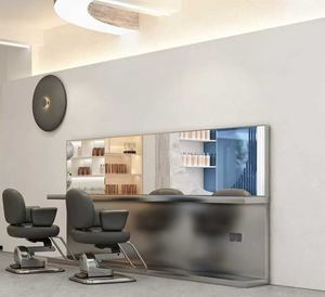 Nuevo Espejo de Alta Gama para Salón de Belleza, Espejo de Mesa para Peluquería, Espejo para Corte de Cabello con Iluminación - Product Image 5