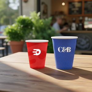 Bicchiere di Carta PLA C&B da 6 Oz, Ecologico e Usa e Getta per Caffè e Acqua - Product Image 3