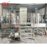 Haute Performance 500L 1000L 2000L 5000L Gel rince-bouche Lotion shampooing liquide détergent Machine chauffage mélangeur agitateur mélangeur
