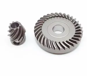 Factory custom Cnc machining turbine turbo wheel worm turbine wheel gear shaft&swing pinion worm Bevel Gears