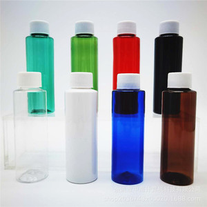 Autonomy 120ml <b>Flat</b> Shoulder <b>Screw</b> Cap Lotion Bottle With Inner Stopper Refillable Cosmetic Packaging - Product Image 3