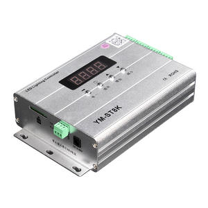 وحدة تحكم JIUAN <span class=keywords><strong>YM</strong></span>-ST8K لإضاءة الجدران بتقنية <span class=keywords><strong>LED</strong></span> مع نظام DMX512 وGPS للمزامنة اللاسلكية، مشغلات إضاءة خطية بجهد 24 فولت تيار مستمر وقدرة 25 واط مصنوعة من الألومنيوم - Product Image 5