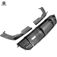 Difusor trasero de estilo MP de fibra de carbono, divisor de labios de parachoques trasero automático para BMW X6 G06 2019 + Kit de cuerpo de labio trasero de repuesto