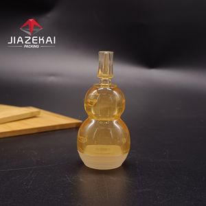 Taşınabilir 10ml kabak şekli plastik şişe havasız makyaj aracı alt şişeleme seyahat şişe ekran baskı özü ve losyon - Product Image 6