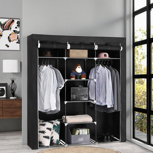 Armario de Almacenamiento Plegable Portátil, Armario de Tela No Tejida, Impermeable, Reforzado, a Prueba de Polvo, Mueble Portátil de Tela - Product Image 6