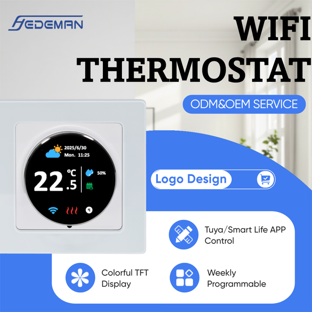 Google Home Voice Control Wifi Thermostat of Weekly Programmable Thermostat for Home Underfloor Water Heating Thermostat