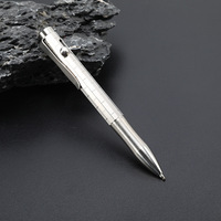 Stylo tactique en alliage de titane EDC Processus de lavage de la pierre Stylo d'autodéfense de camping Stylo multifonctionnel avec logo personnalisé