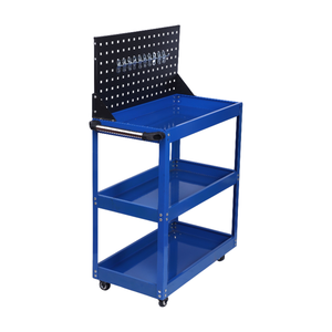 Carrello Portautensili a 3 Ripiani, Organizzatore Mobile per Attrezzi da Officina e Magazzino - Product Image 2