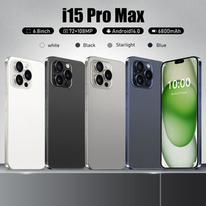 Telefone Global PRO MAX 16GB+1TB, Smartphone Android 10.0 com Tela Completa de 6.7 Polegadas, Celular Desbloqueado I15 - Product Image 4