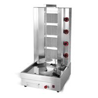 Machine à kebab commerciale Linkrich, grill rotatif automatique pour shawarma et doner kebab, en acier inoxydable, haute efficacité pour restaurant