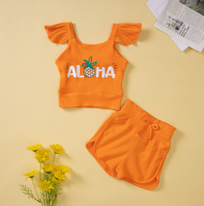 Completo Set <span class=keywords><strong>Abbigliamento</strong></span> Estivo 2026 in Cotone per Neonate 0-3 <span class=keywords><strong>Mesi</strong></span> - Completo Due Pezzi per <span class=keywords><strong>Bambina</strong></span> - Product Image 5