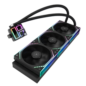 Refroidisseur de processeur Thermalright Frozen 360 BLACK avec trois ventilateurs PWM à 2000 tr/min pour LGA1700 AM5, doté d'une éclairage miroir immersif - Product Image 6