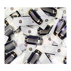 Clip de uretano de 9 puntas (cinta de doble cara) para peluca, peine de sujeción fuerte para instalación de extensiones - Product Image 1