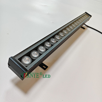 Contrôleur SPI IP67 50cm 18 ICs/m ou contrôleur DMX512 Points de pixel corps noir fini barre de lave-glace Led YY-XQ4033 de lumière