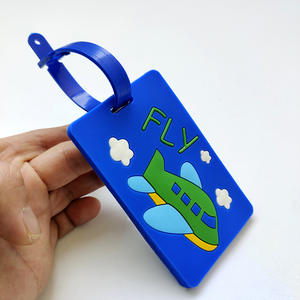 맞춤형 고무 수하물 태그 수하물 3D 디자인을위한 PVC 여행 태그 - Product Image 4