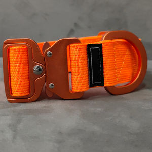 Collier pour chien OEM réglable, rembourré, en nylon résistant, collier tactique robuste pour grands chiens - Product Image 2