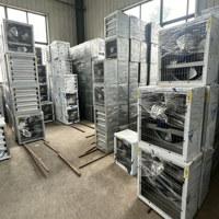 Extracteur de chaleur industriel à haut débit d'air, ventilateur centrifuge mural ou de toit pour usine, ventilation push-pull, faible bruit, économe en énergie