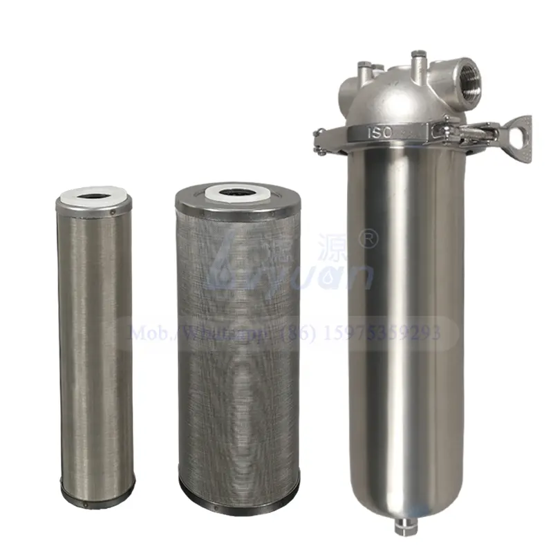 Высококачественный металлоочистительный фильтр из нержавеющей стали, 20 дюймов, 304, 316L, 50 микрон
