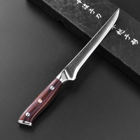 Couteau de chef VG10 Damas japonais fait à la main personnalisé couteau à filet de cuisine 6 pouces couteau à désosser en plastique EVA boîte-cadeau 100 ensemble