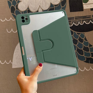 Étui polyvalent rotatif à 360° pour <span class=keywords><strong>iPad</strong></span> <span class=keywords><strong>Air</strong></span> 11/13 2024 <span class=keywords><strong>avec</strong></span> support pour <span class=keywords><strong>stylet</strong></span> et protection de l'appareil photo, en cuir PU antichoc - Product Image 6