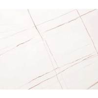 DCT OY8001 Plan de travail de cuisine moderne et minimaliste en dalle de quartz blanc durable avec veines délicates, résistant aux taches, pour intérieur