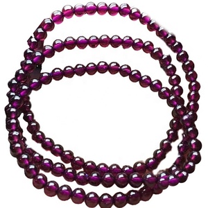 ลูกปัด<span class=keywords><strong>โกเมน</strong></span>ทรงกลมสีแดงธรรมชาติขนาด2-6มม. - Product Image 5