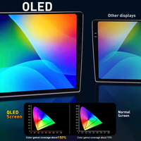 Lecteur multimédia automobile Android universel OEM Qualcomm Factory 9'' OLED / QLED avec écran tactile AHD, radio, audio stéréo, autoradio