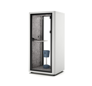 Cabines de bureau insonorisées mobiles pour <span class=keywords><strong>une</strong></span> personne avec roulettes, petites cabines téléphoniques portables pour intérieur - Product Image 1