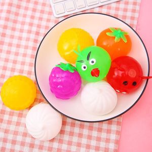 Stress Relief <b>Squeeze</b> <b>Balls</b> Fruit Shape Plastic Fidget Toys For Kids 4-7 Years Old Unisex Venting Toy - Product Image 4