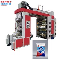 Machine d'impression automatique 8 couleurs debout pour sac de savon à lessive Presse flexographique Imprimante flexographique