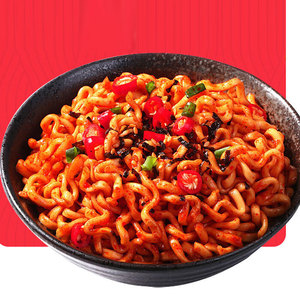 Chenghou thực phẩm thương hiệu bán buôn Hàn Quốc lúa mì Halal chiên mì ăn liền làm bằng tay nóng cay gà hương vị 90g - Product Image 3