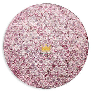 Plato de Presentación Moderno y Ecológico con Incrustaciones de Nácar de Madreperla de Alta Calidad de Vietnam, Mantel Individual Hecho a Mano para Mesas de Comedor Elegantes - Product Image 2