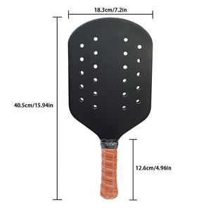 MOZKUIB Pagaie de Pickleball en fibre de carbone ultra silencieuse Pagaie de Pickleball approuvée par l'USAPA <span class=keywords><strong>Anneau</strong></span> en caoutchouc noir pour <span class=keywords><strong>le</strong></span> sport - Product Image 6