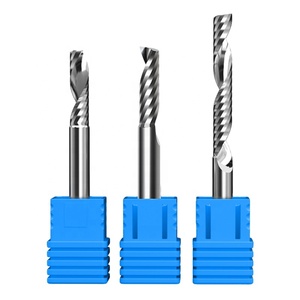 Gran Oferta personalizada ODM/OEM broca espiral de aleación de carburo de una sola flauta herramientas CNC brocas de enrutador de corte para fresa de PVC Acrílico - Product Image 2