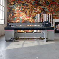 Imprimante UV hybride YC1800HR 2026 pour la publicité, impression sur Flex Banne, boîte lumineuse, tissu, cuir, toile, bâche