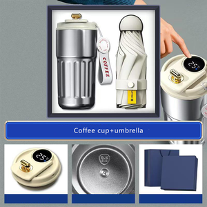 ISStapromo Cadeaux Coffret cadeau d'affaires de luxe Agenda personnalisé Tasse à café Cadeau avec ensemble parapluie - Product Image 6