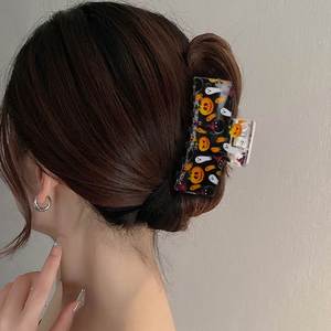Party Accessories Pumpkin Ghost Bat Spider Halloween Claw Hair <b>Clip</b> <b>for</b> Women - Product Image 2