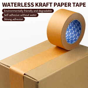 Kraft <strong>Packing</strong> <strong>Tape</strong> Hand-tearing Width Customized Accept MOQ 10 Rolls Customized for Sealing Cartons FAST Delivery - Product Image 3