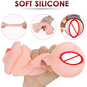 New Adult Male <b>Masturbation</b> Cup Sex Toy Aircraft Cup Design with Flashlight Type Feature for Men - Product Image 3