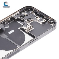 Boîtier Complet de Téléphone Mobile avec Couvercle de Châssis Arrière de Batterie et Petites Pièces de Rechange pour iPhone 11 12 13 14 Pro Max 14 Plus