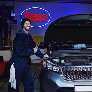 Enseigne néon Stock <span class=keywords><strong>Esso</strong></span> pour la décoration de <span class=keywords><strong>garage</strong></span>, enseignes LED pour la décoration murale de bar ou de cave à homme, enseignes néon personnalisées - Product Image 3
