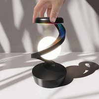 Lampe de table verticale nordique Simple post-moderne lampe de table de charge sans fil contrôle de capteur lampes de table latérales modernes pour les chambres