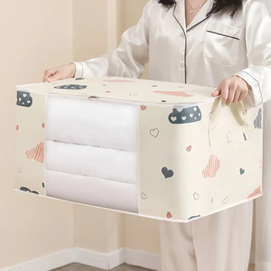 Dây kéo thêm công suất lớn Quilt lưu trữ túi Closet underbed chăn lưu trữ Organizer cho quần áo - Product Image 4