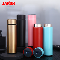 Thermos à thé, gobelet intelligent à vide numérique à LED, bouteille d'eau intelligente, acier inoxydable 304, vaisselle, thermos et flasques à vide